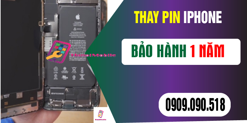 Hình 1: Thay Pin bảo hành 1 năm tại Phúc Đồng Hà Nội